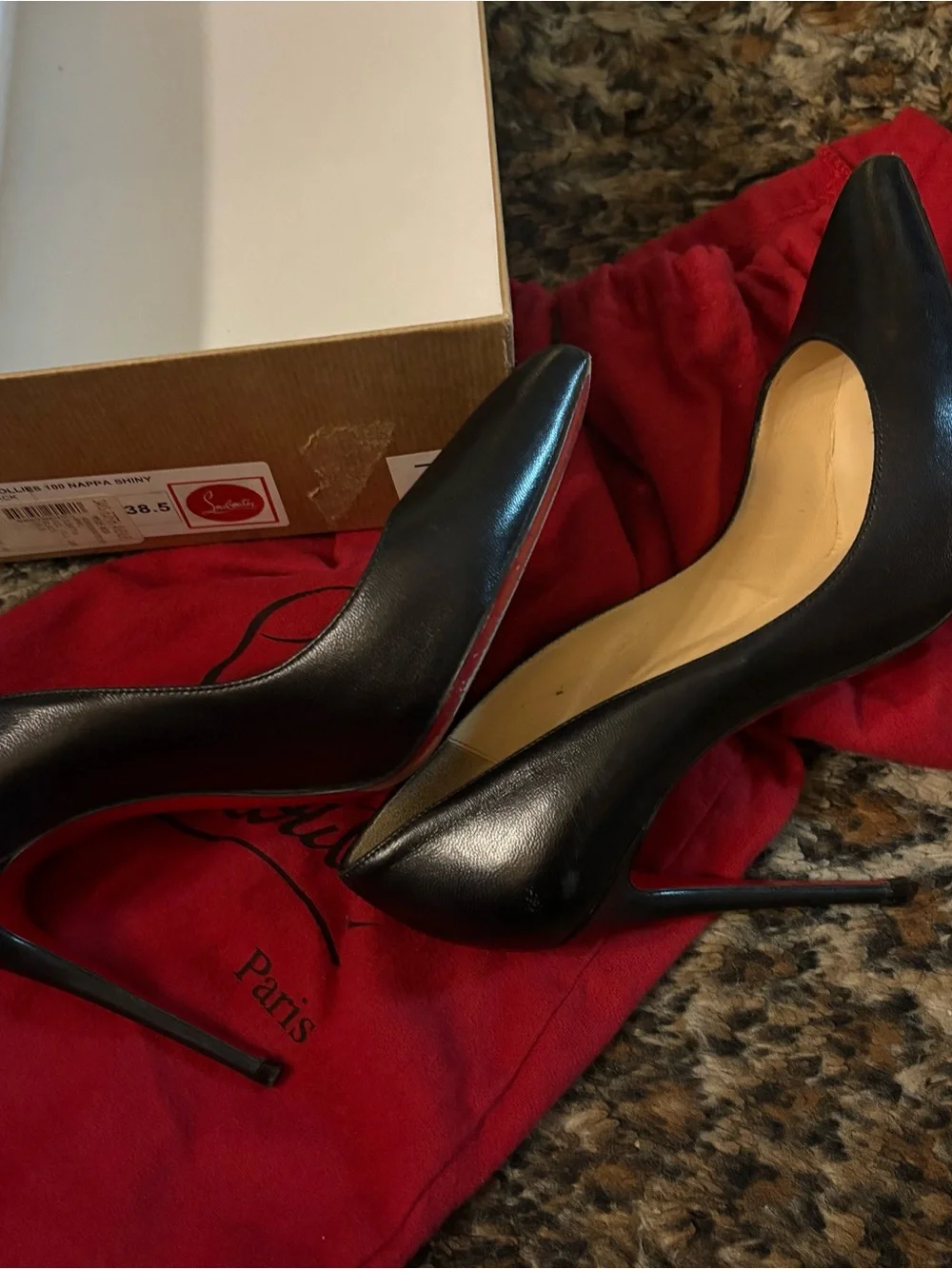 Christian Louboutin pigalle 100 nappa pump